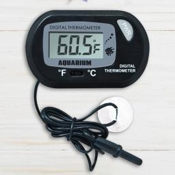 Digital aquário termômetro com ventosa, detector de temperatura, alta precisão, Pet Shop - Image 1