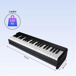 Piano digital dobrável de 88 teclas, controlador multifuncional, flexível, elétrico, instrumento musical - Image 3