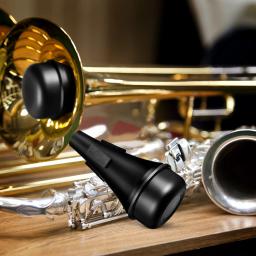 Silenciadores de prática de trompete mudo de trombone pequeno de aço plástico para instrumento - Image 2
