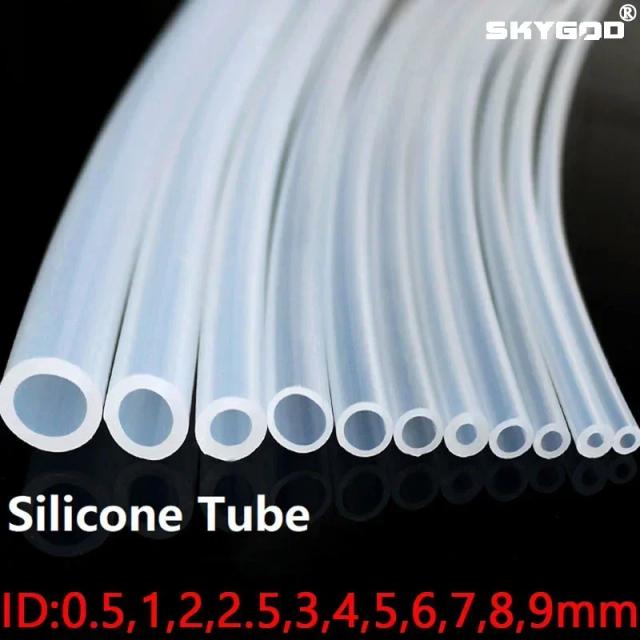 Mangueira de Silicone Transparente Flexível para Alimentos 1 metro