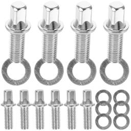 Drum Screw Fittings Set Acessórios, Pedal Shaft Kit, Drumming Setup, Jazz Parafusos, Prata Chapeado Ferro Parafusos, 10 Pcs - Image 5