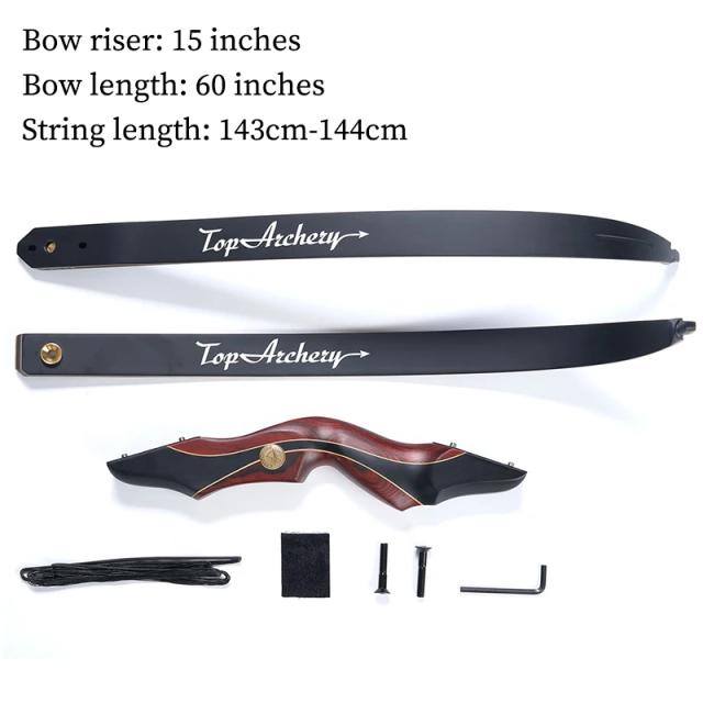 Série de arco recurvo Toparchery, adequado para arco de caça ao ar livre, prática de tiro profissional, presente de competição, 40 libras