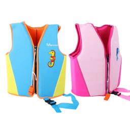 Terno de sobrevivência flutuabilidade infantil, neoprene inflável, colete salva-vidas para esportes aquáticos, portátil com apito de emergência, acessórios ao ar livre - Image 4