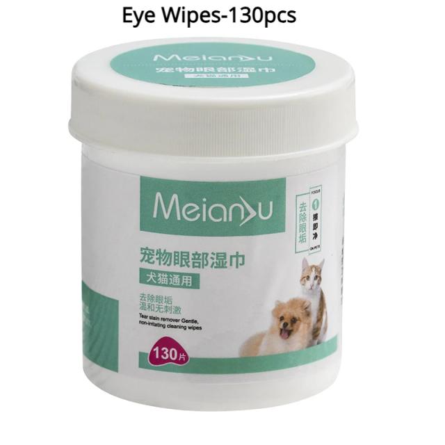 Toalhetes Limpeza para Olhos e Orelhas de Cães e Gatos, Remove Sujeira e Odores com Facilidade