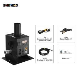 SHEHDS-CO2 Jet Machine com Flight Case, 12x3W, LED, RGB, 3in 1, Light Cryo, Injetor de Dióxido de Carbono, Ajustável, 90 Graus de Altura, 5-6m - Image 4