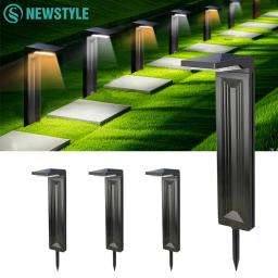 Super brilhante movido a energia solar luzes de caminho ao ar livre à prova dwaterproof água iluminação paisagem 2 modos entrada calçada passarela decoração do jardim - Image 1