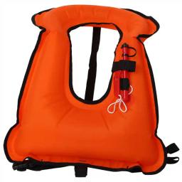 Colete de snorkel adultos colete salva-vidas portátil inflável nadar colete flutuabilidade auxílio nadar jaquetas - Image 1