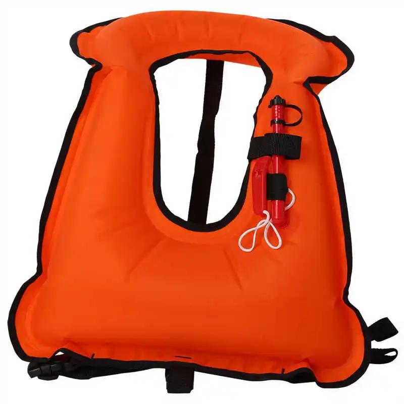 Colete de snorkel adultos colete salva-vidas portátil inflável nadar colete flutuabilidade auxílio nadar jaquetas - Image 1