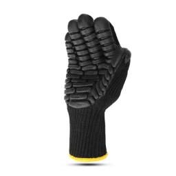 Luvas de proteção de trabalho mecânico resistente a choques, Anti vibração, Absorção de choque, Resistente, Confortável de usar - Image 4