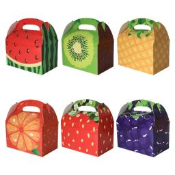 Frutas tema doces caixas para festa de verão, caixas de presente para festa de aniversário, baby shower decoração suprimentos - Image 1