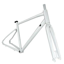 Quadro de bicicleta de cascalho de alumínio 700c, freio a disco hidráulico, suporta pneus 23-38C, quadro de ciclismo off-road preto/azul/branco - Image 4