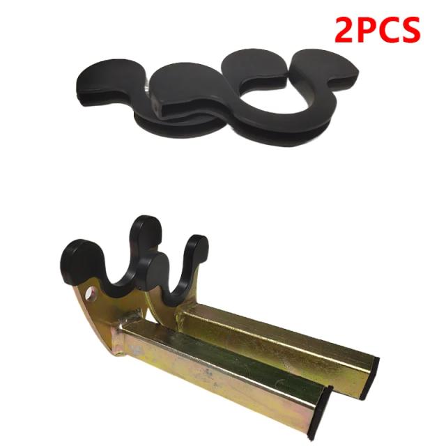 Suporte Universal Antiderrapante para Motocicletas com Ganchos Tripé e Lift do Braço, Acessórios de Bicicleta - 1 Par