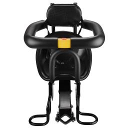 Assento de segurança dianteiro de bicicleta para crianças, sela com apoio de pedais, encosto, MTB, bicicleta de estrada, cadeira infantil, quente - Image 2