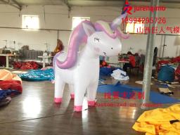 Unicórnio inflável publicidade decorações festa adereços - Image 3