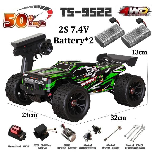 WLtoys 9522PRO Carro de Corrida Profissional 85km/h 4WD Brushless