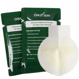 Kits de vedação de tórax ventilados, emergência médica, oclusivo, curativo de vedação de tórax, primeiros socorros, cuidados com trauma, bandagem de resgate - Image 1