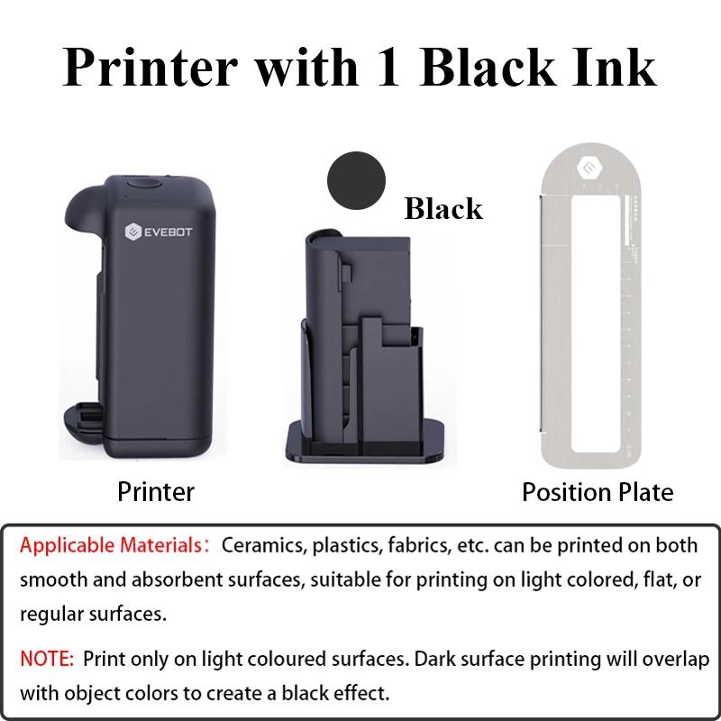 EVEBOT PRINTIND Impressora jato de tinta industrial portátil portátil Bluetooth sem fio inteligente Mini impressora de tinta de secagem rápida (tinta permanente) - Image 1