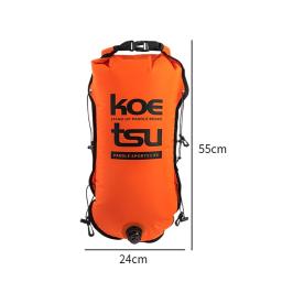 Bóia de natação inflável e Drybag Airbag duplo Flutuador de natação Flutuador de segurança para águas abertas Caiaque Caiaque - Image 6