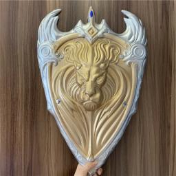 Guerreiro medieval Real Guarda Escudo do Coração, 1:1 Cosplay Arma Prop, Jogo de filme, Anime Role Play, Halloween Link Cos Presente, PU, Coração - Image 5