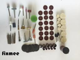 Conjunto de acessórios de ferramenta rotativa fixtamanho 100, serve para dremel 1/8 "(3.175mm), haste de polimento para máquina rotativa - Image 5
