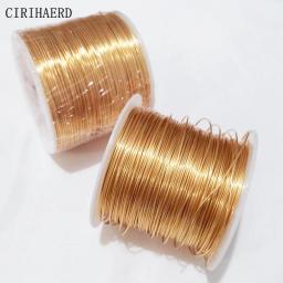 Fio de Cobre para Fazer Jóias DIY, Materiais Frisados, Banhado a Ouro, Latão, Acessórios Suprimentos, 7 Tipos de Tamanho, Prata, 14K - Image 5