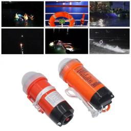 Impermeável Ocean Signal LED Light, Luz estroboscópica de segurança brilhante, Localizador pessoal, Luz marinha, Marinha, 2pcs - Image 2
