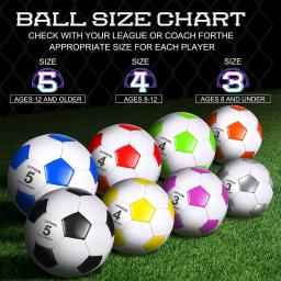 Bolas de futebol para crianças e adultos, bolas de treinamento de futebol, partidas oficiais, adolescentes e adultos, esportes de alta qualidade, tamanhos 3, 4, 5 - Image 3