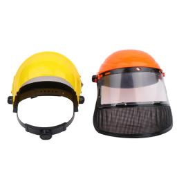 Capacete de segurança com malha facial completa para jardineiro, máscara protetora, cortador de escova, proteção florestal, chapéu para exploração madeireira - Image 5