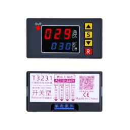 Digital delay relé t3231 ac-20v, 12v, display led, controle do temporizador, interruptor de atraso de temporização ajustável - Image 2