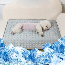Esteira de resfriamento para cães pequenos e grandes, cama de verão extra grande, cobertor durável, sofá, Ice Pad, acessórios para animais - Image 1