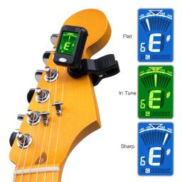 JOYO-Digital Clip-On Guitar Tuner, Tuner Eletrônico, Peças e Acessórios de Guitarra, Baixo, Violino, Ukulele, Acústico, JT-09 - Image 2