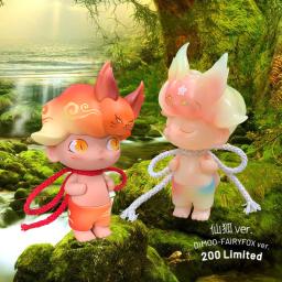 Dimoo Fairyfox e Mozilla Ver Anime Mystery Figure Toys, Ação Kawaii, modelo de coleção fofa, Presentes Hobbies, 200 Limited, 18cm - Image 1