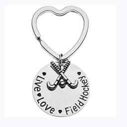 Field Hockey Keychain para Meninas Charm Chaveiro Jóias para Meninas Jogadores de Hóquei em Campo Treinadores Live Love - Image 4
