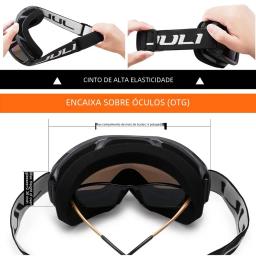 Óculos de esqui com lente dupla antiembaciamento para homens e mulheres, máscara de esportes de neve, óculos de esqui inverno - Image 2