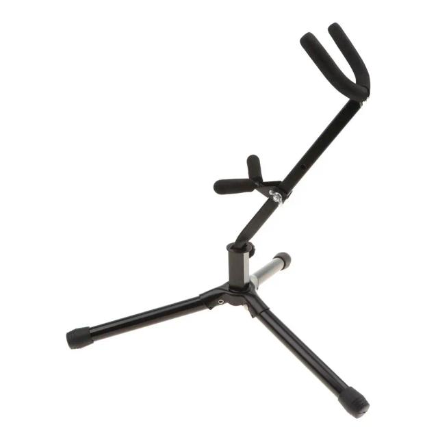 Suporte de Saxofone Dobrável para Alto e Tenor - Acessórios Práticos e Funcionais