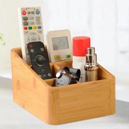 Controle Remoto Coleção Caixa De Armazenamento, Cosméticos, Recibo Inclusão Organizador, Caixa De Madeira, Househo - Image 4
