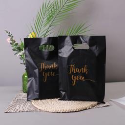 Obrigado Sacos De Presente De Plástico, Casamento, Aniversário, Convidado, Envoltório De Presente, Pequena Empresa, Doces, Pastry Store Packaging, 100 Pcs, 50 Pcs, 10Pcs - Image 6