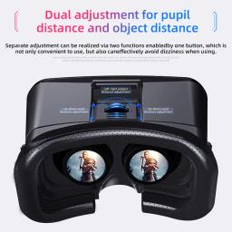 3D Virtual Reality Headset para telefone, óculos VR, óculos de lentes, dispositivos Viar, smartphones inteligentes, controlador, celular Game Viewer - Image 6