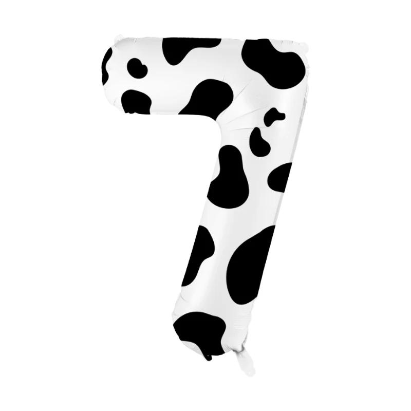 Balão com número de impressão de vaca, 40 espaços, tema de vaca, suprimentos para festa de aniversário infantil, decoração, cowgirl, fazenda, chá de bebê, casamento - Image 1