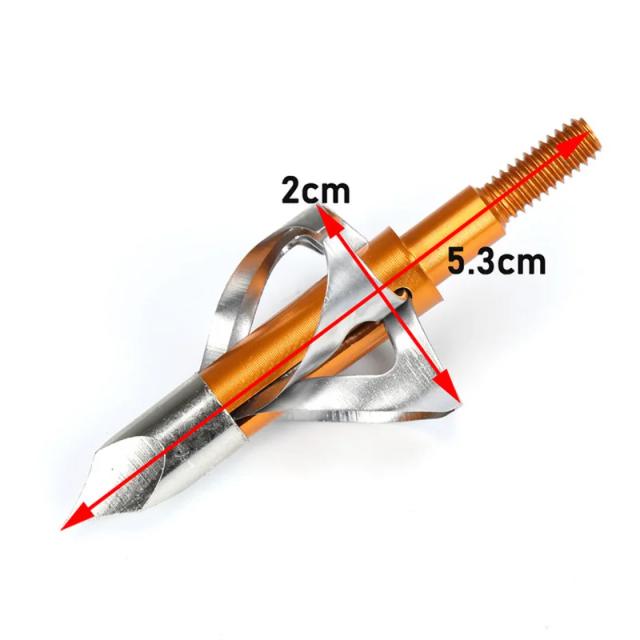 1 pçs caça broadheads setas ponto seta cabeças para caça com arco e flecha aplicar para arco composto e arcos e recoil seta