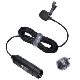 Comica-microfone lapela lapela, Canon, Sony, Panasonic, filmadora, Zoom H4n, H5, H6, Tascam, DR-40, DR-100, CVM-V02C, XLR - Image 1
