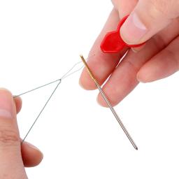 Passador de agulhas, ferramenta de inserção de agulhas para máquina de costura, fácil inserção de agulhas para bordado com 10 peças - Image 6