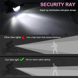 Luz da bicicleta usb led recarregável conjunto mtb bicicleta de estrada frente volta farol lâmpada lanterna ciclismo luz acessórios - Image 3