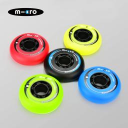 Roda PU grossa colorida para patins Slalom, rodas de skate Freestyle, "MICRO, fórmula patenteada exclusiva, 76mm, 80mm, 3.15", 85A, 4 peças - Image 2