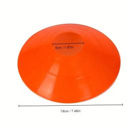 Equipamento De Treinamento De Futebol Disco, Marcador De Obstáculos De Estrada, Números De Sinais De Estacas, Almofada De Sinais, Borboleta, 10 Pcs - Image 4
