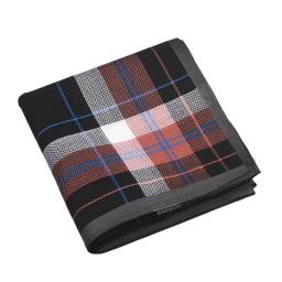 3 pçs 43x43cm 100% algodão clássico xadrez impresso lenços masculinos suor rosto toalhas bolso quadrados para ternos - Image 4