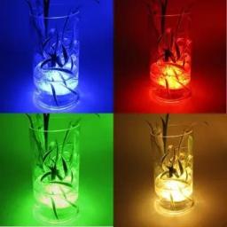 Luz subaquática LED Night Light RGB submersível, Luz de piscina para exterior, vaso, tanque de peixes, lagoa, discoteca, festa de casamento, 10LEDs - Image 4