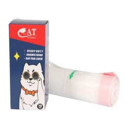 Cat Litter Bag Liner Sand Bags, Higiene Elástica, Kitten Pet Supplies, Sacos de Lixo Práticos, M, L, 10Pcs - Image 4
