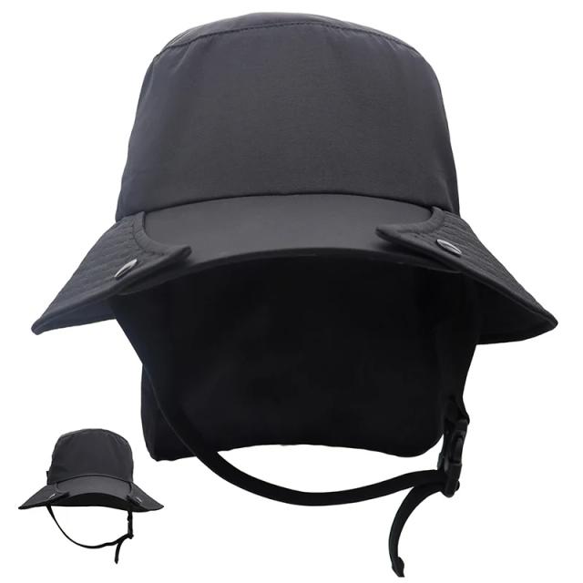 Chapéu de Surf Impermeável de Abas Largas com Proteção Solar e Sombra Respirável para Homens e Mulheres no Verão