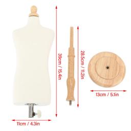 Manequim com suporte para costura, torso masculino, versátil, vestido fácil montagem, corpo masculino - Image 6